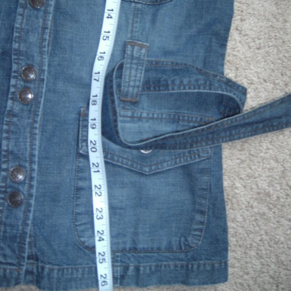 RW & CO. SOFT BELTED DENIM JACKET - Picture 9 of 10